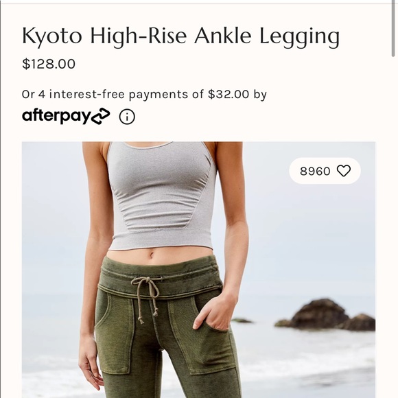 Free People Pants - Free People Kyoto High-Rise Ankle Leggings